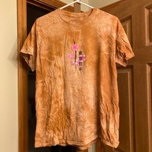 Popular Poison Japanese Cherry Blossom Tie Dye Shirt